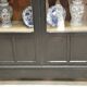 Art deco-style black laqué showcase