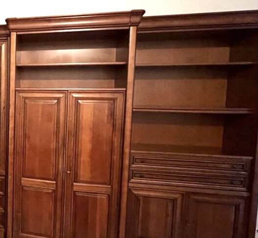 Large wooden dressing room