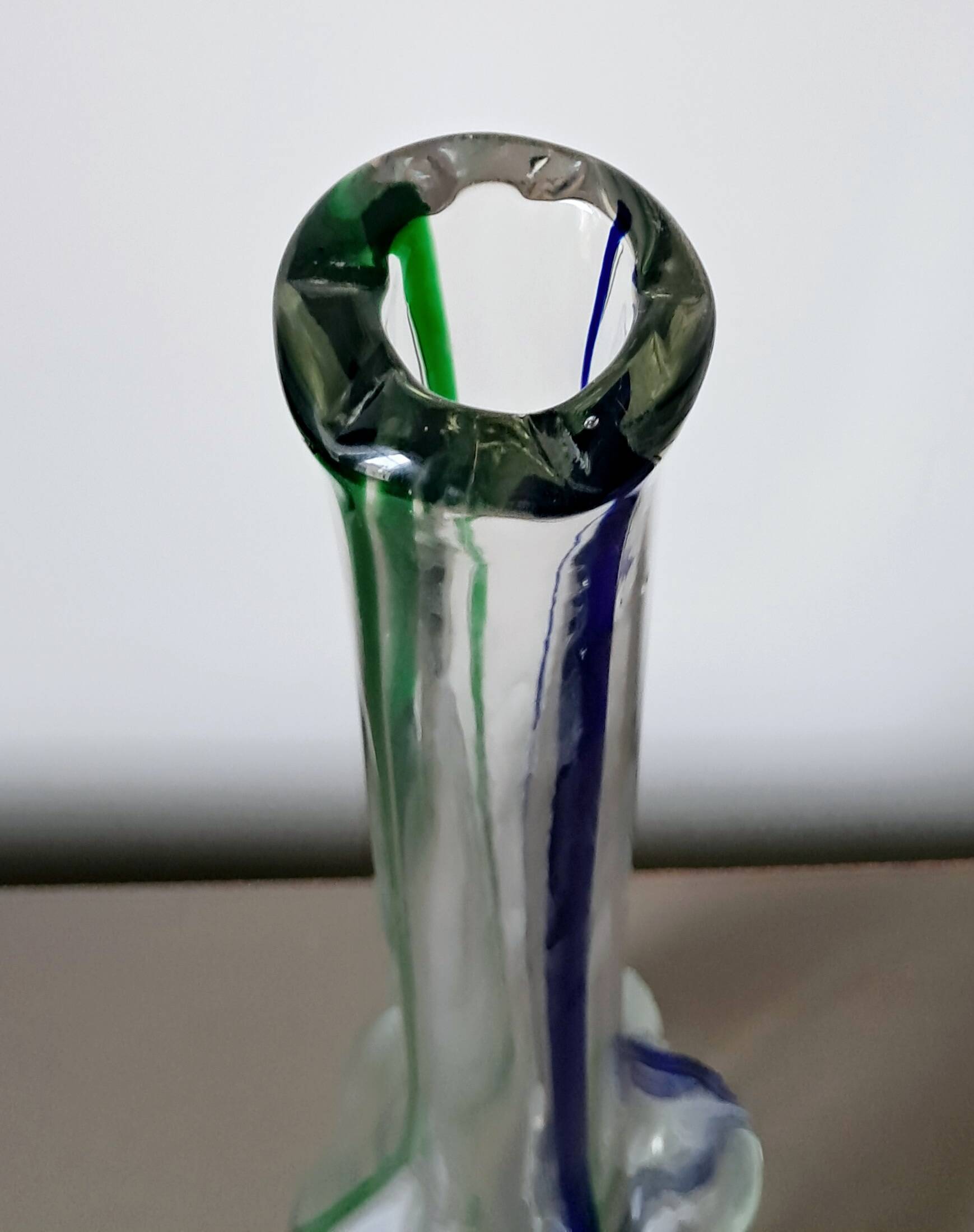 Soliflore vase in Murano sommerso glass. Archimedes Seguso. 1960/1970