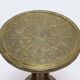 KMD Daalderop Brass and Oak Side Table 1930s
