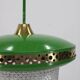 1970s Green Space Age Metal Pendant by LUDIB Bratislava, Czechoslovakia