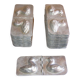 Set of 32 aluminum duck shaped pastry molds