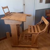 Bureau pupitre d’ecolier
