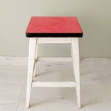 Red formica stool