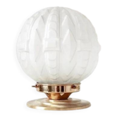 Geometric Art Deco table lamp