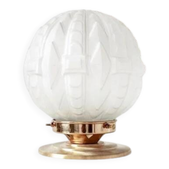 Geometric Art Deco table lamp