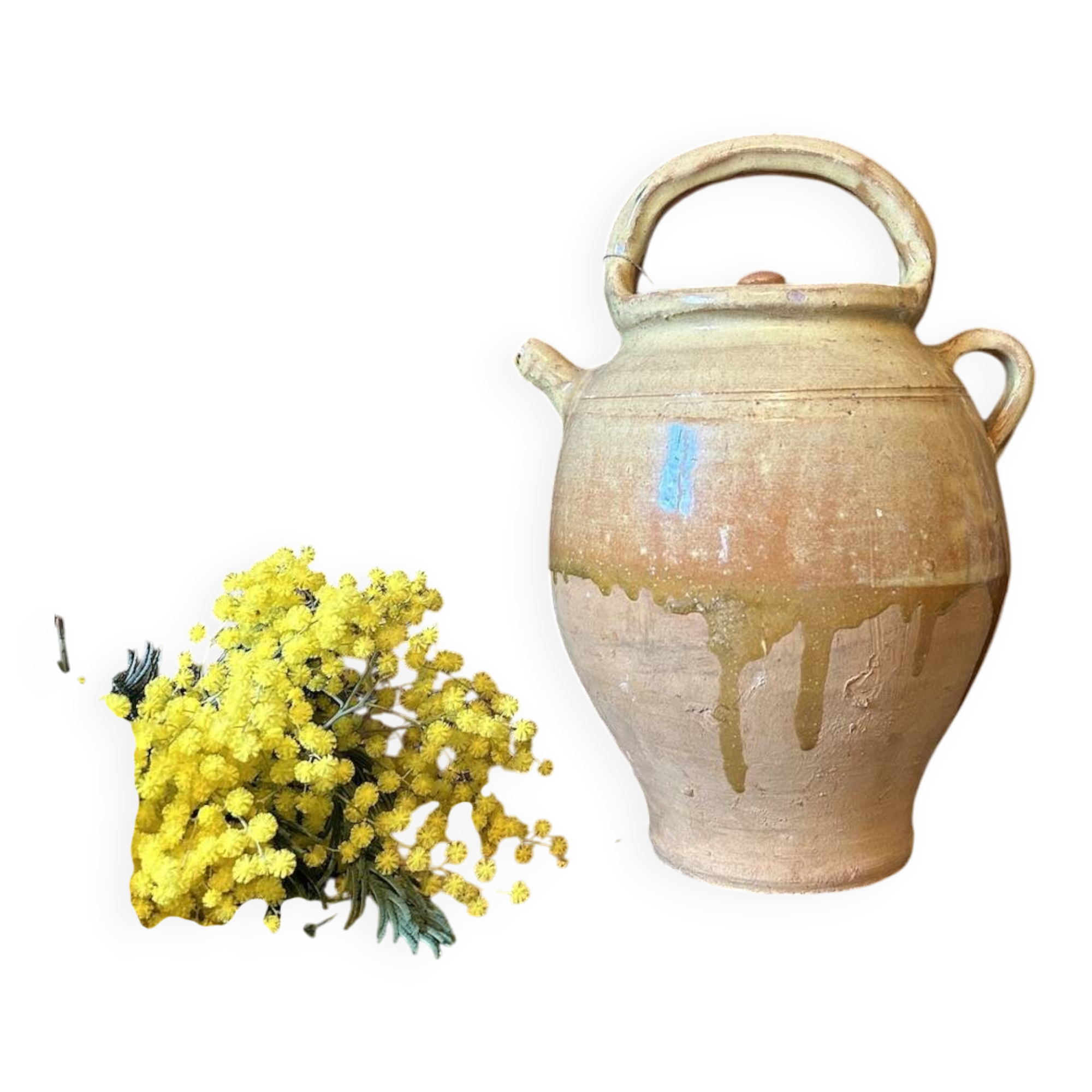 Large terracotta jug