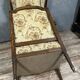 Large pair of Louis XVI style carved wooden wingback armchairs