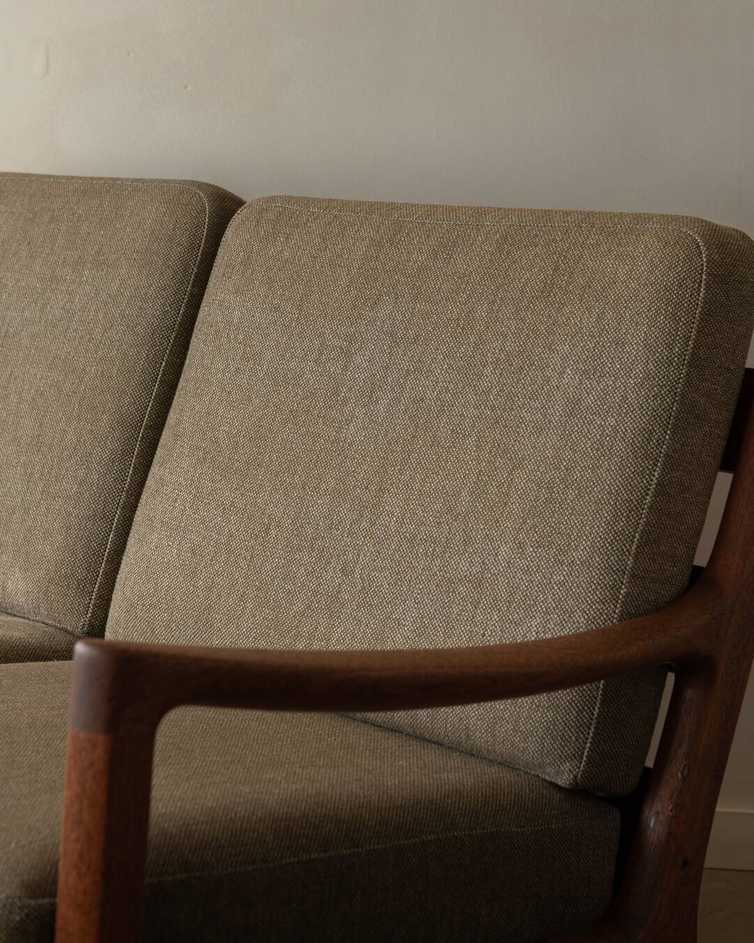 Vintage Senator Two-Seater Sofa by Ole Wanscher for Cado Danish Teak 1960s