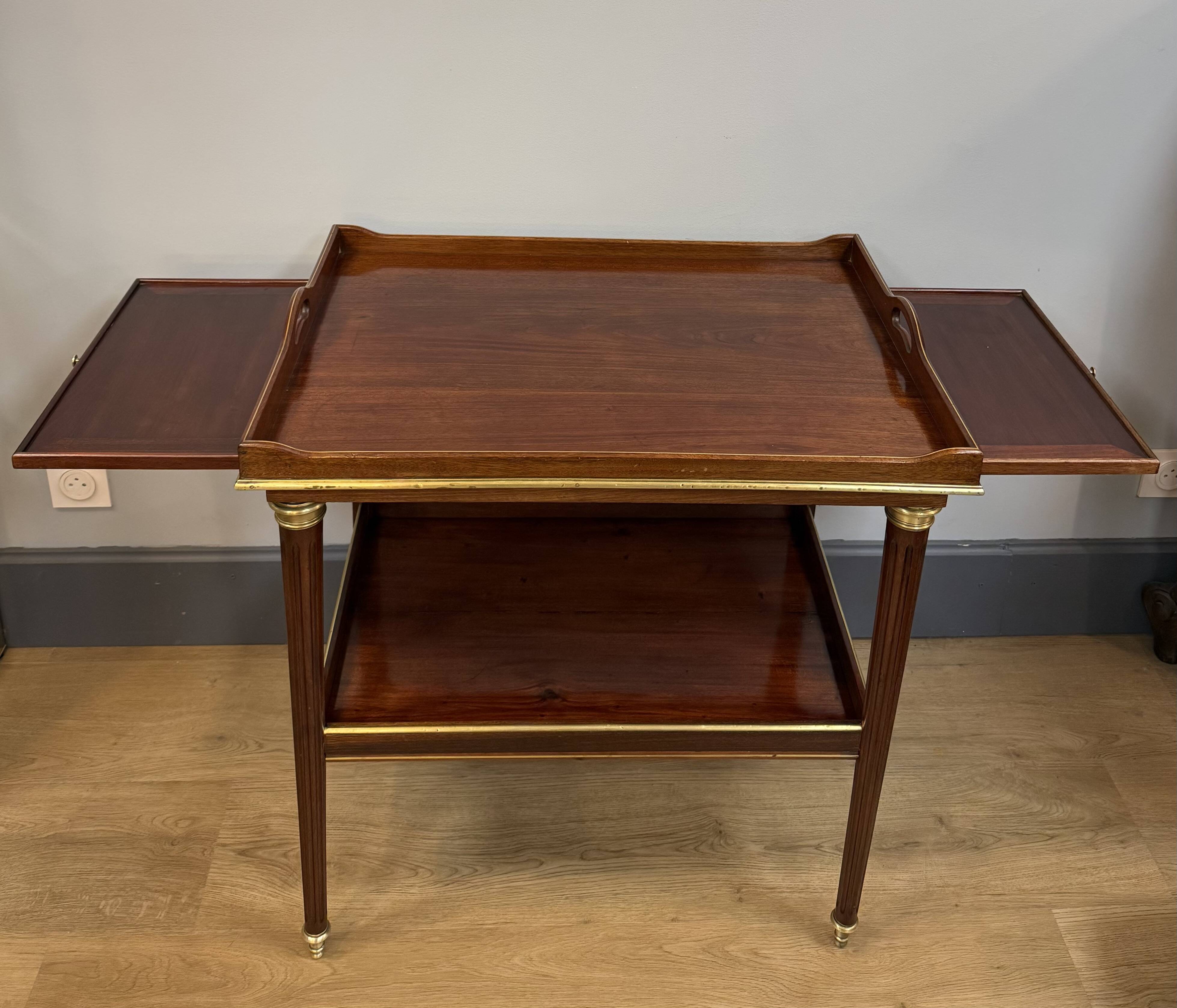 Mahogany serving table in Louis XVI style
