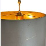 Pair of palm lamps in gilded brass – Maison Boulanger, circa 1980