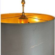 Pair of palm lamps in gilded brass – Maison Boulanger, circa 1980