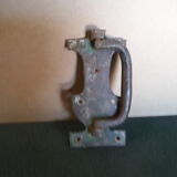 Wrought iron barn door handle