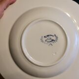 9 old K&G Lunéville hollow plates Regency model