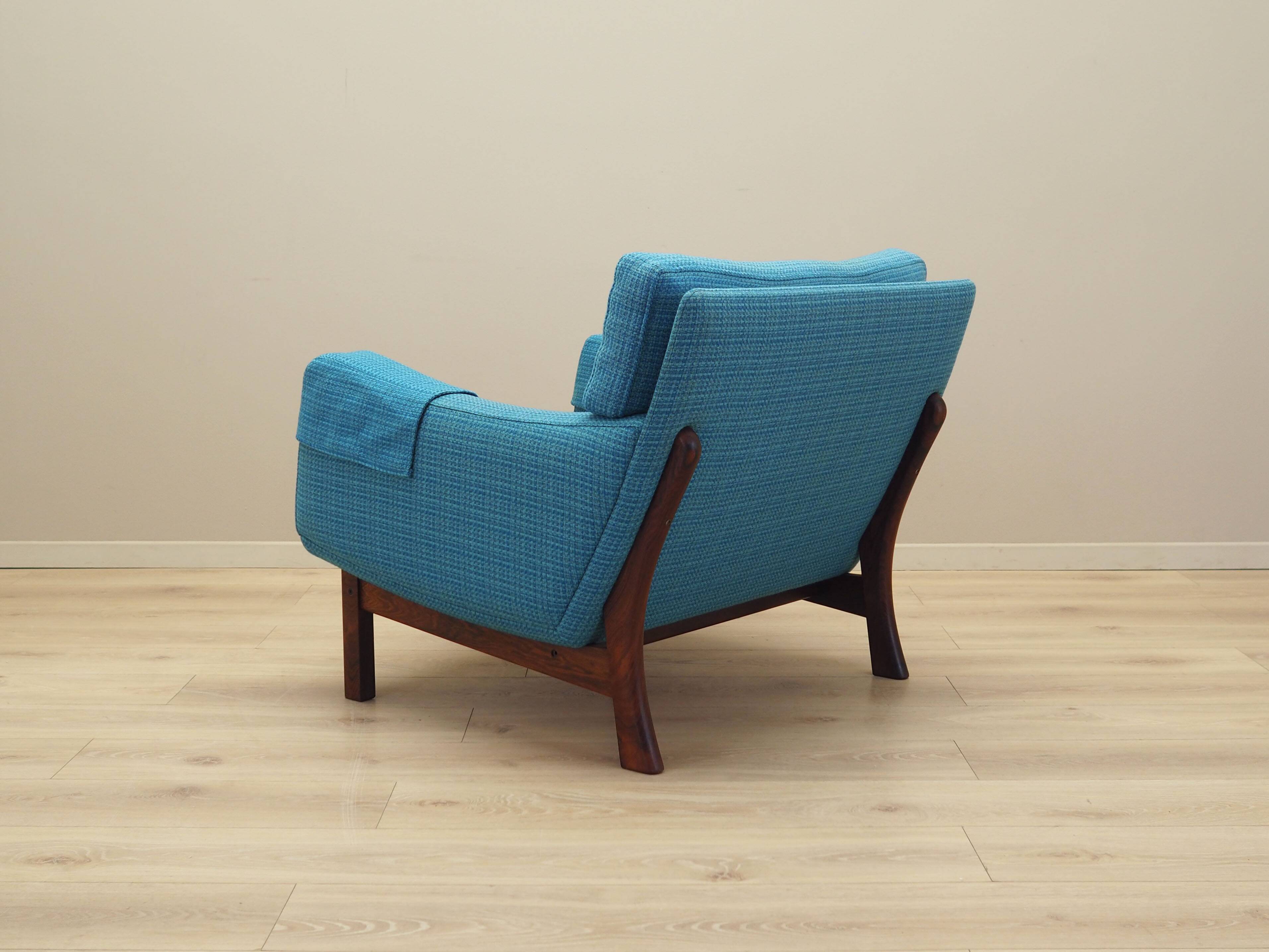 Fauteuil lounge, design danois, années 60, fabrication : Danemark