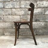 Chaise bistrot en bois Baumann de 1920