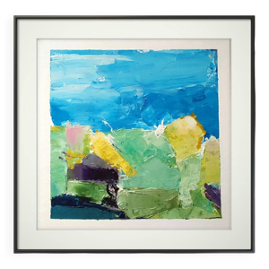 Peinture originial paysage - provence