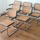 Ensemble de 6 chaises Thonet S64, Marcel Breuer, Thonet Allemagne, 1992