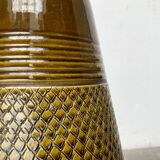 Footed vase in West German pottery, mid-century WGP by Bay Keramik, 1960s.