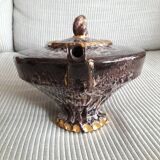 Rare Vallauris ceramic teapot signed Marius Giuge