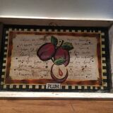 Plateau en bois "Plum" pour déco