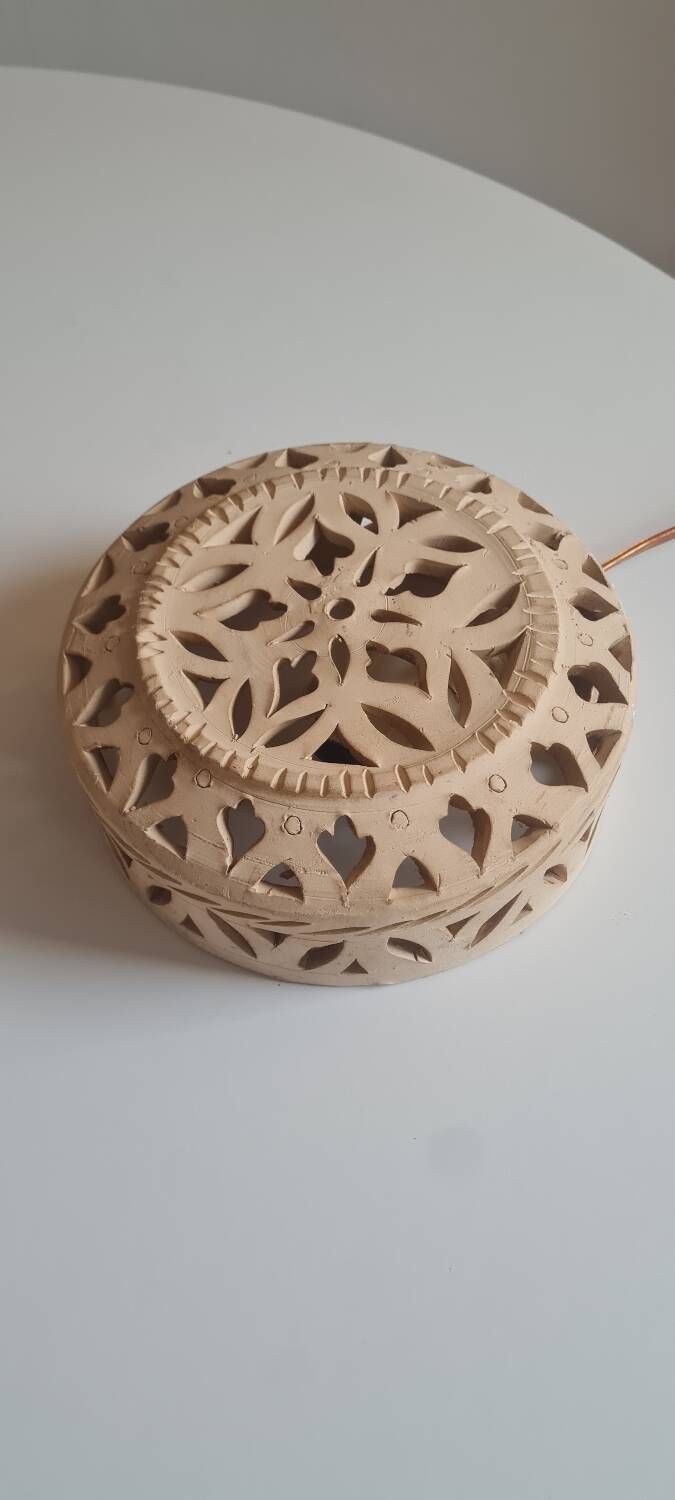 Terracotta wall light