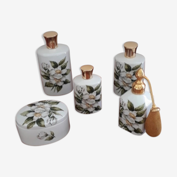 Vintage porcelain toiletries