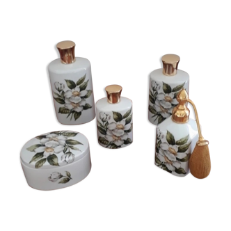 Vintage porcelain toiletries