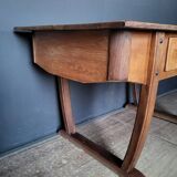 Authentic old solid oak desk in very good condition