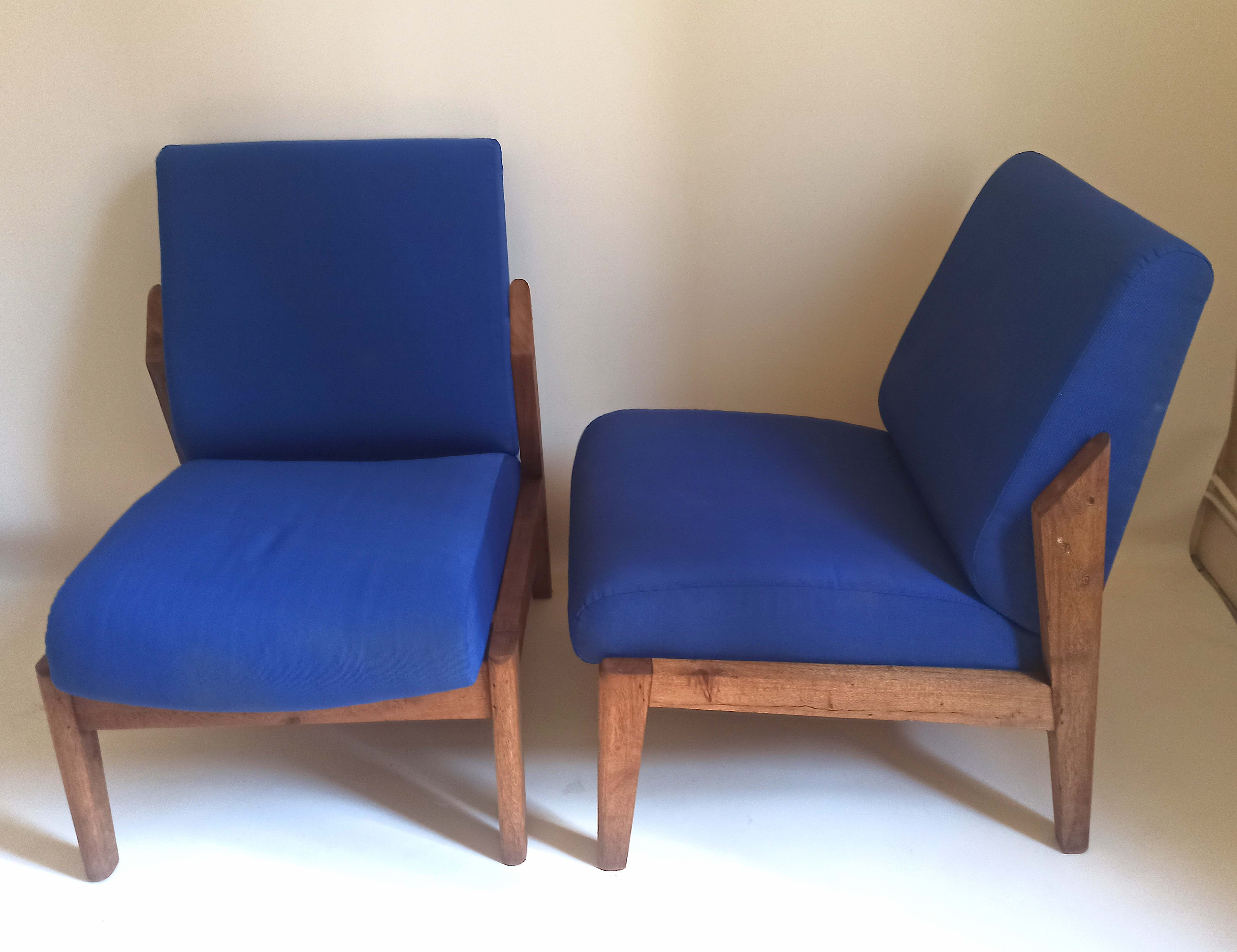 Pair of solid teak heaters 50s