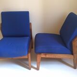 Pair of solid teak heaters 50s