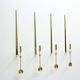 Set of 4 Swedish wall candlesticks by Pierre Forssell for Skultuna