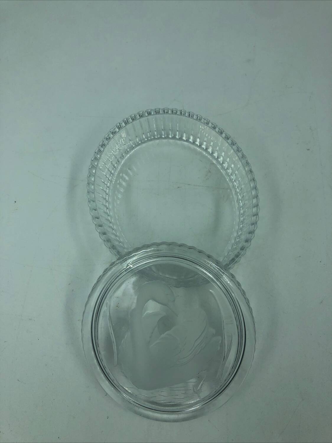 Antique crystal candy box