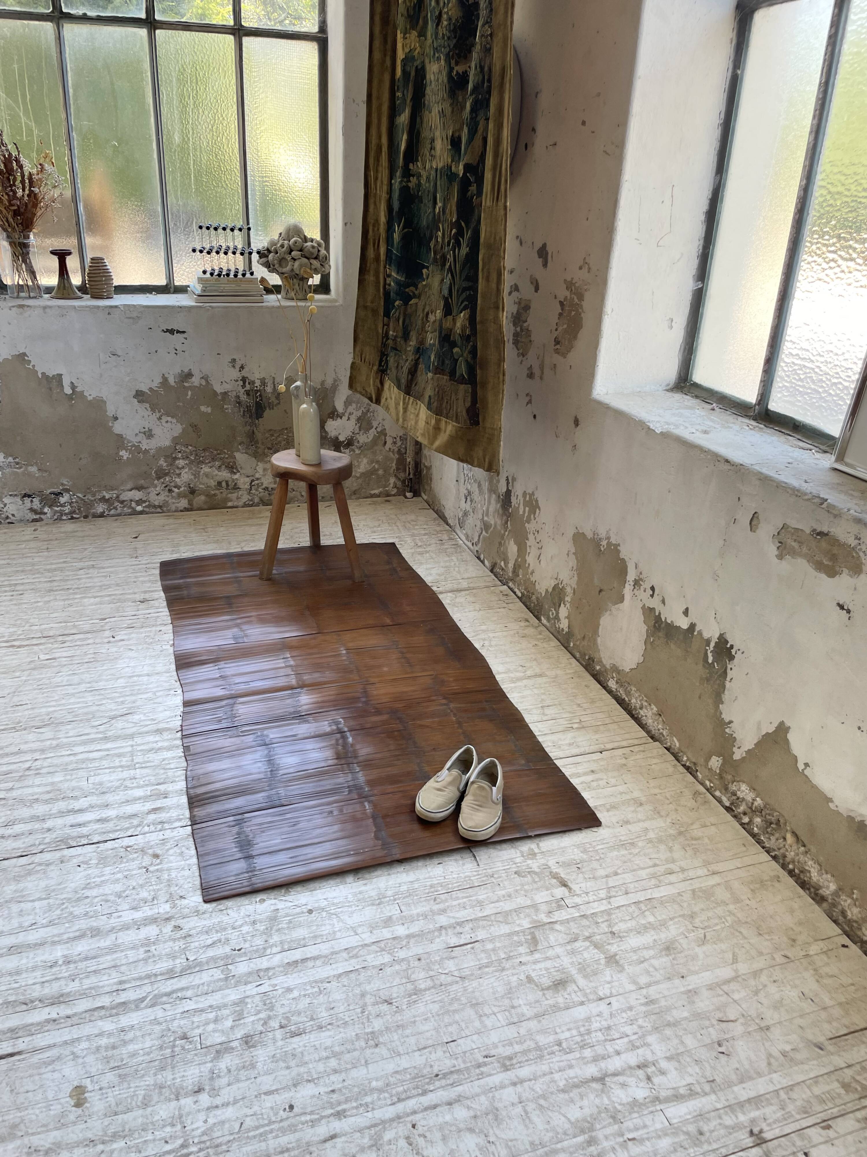 Tapis en bois tribu Akha Birmanie