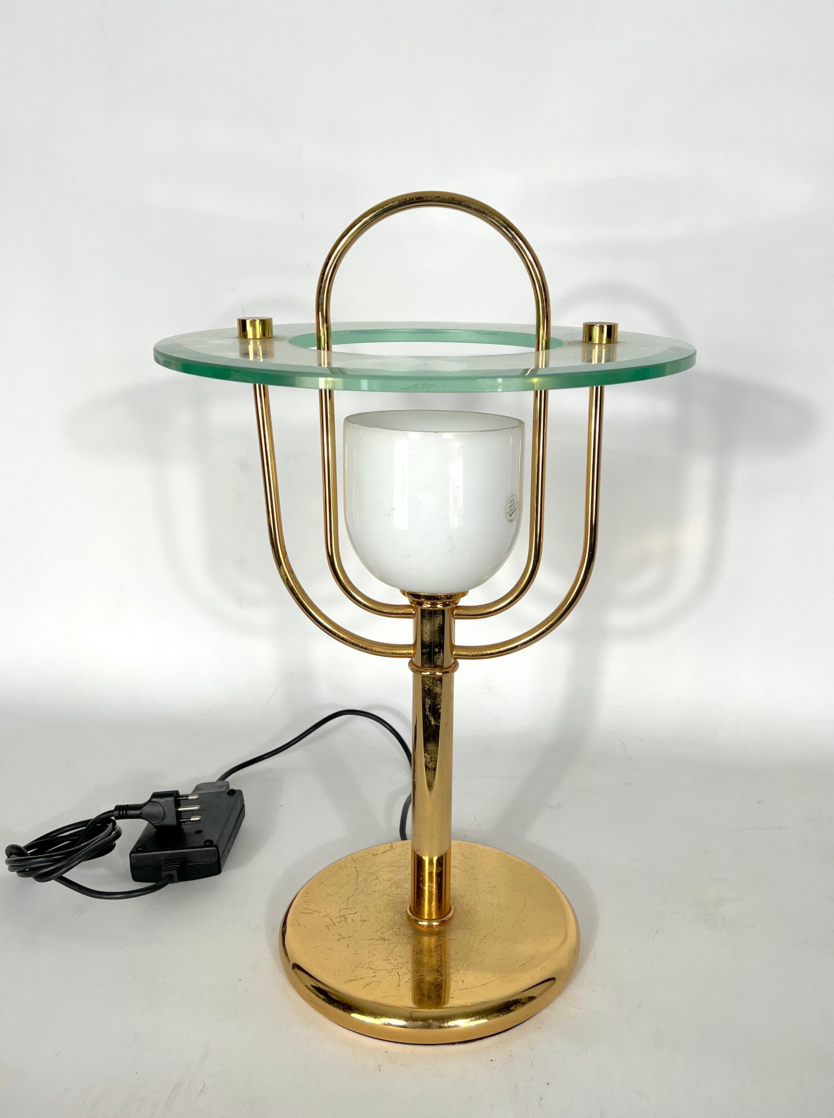 Vintage Fontana Arte style table lamp from 70s