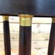 Empire period tripod pedestal table with sea green marble top and bronze ornamentation