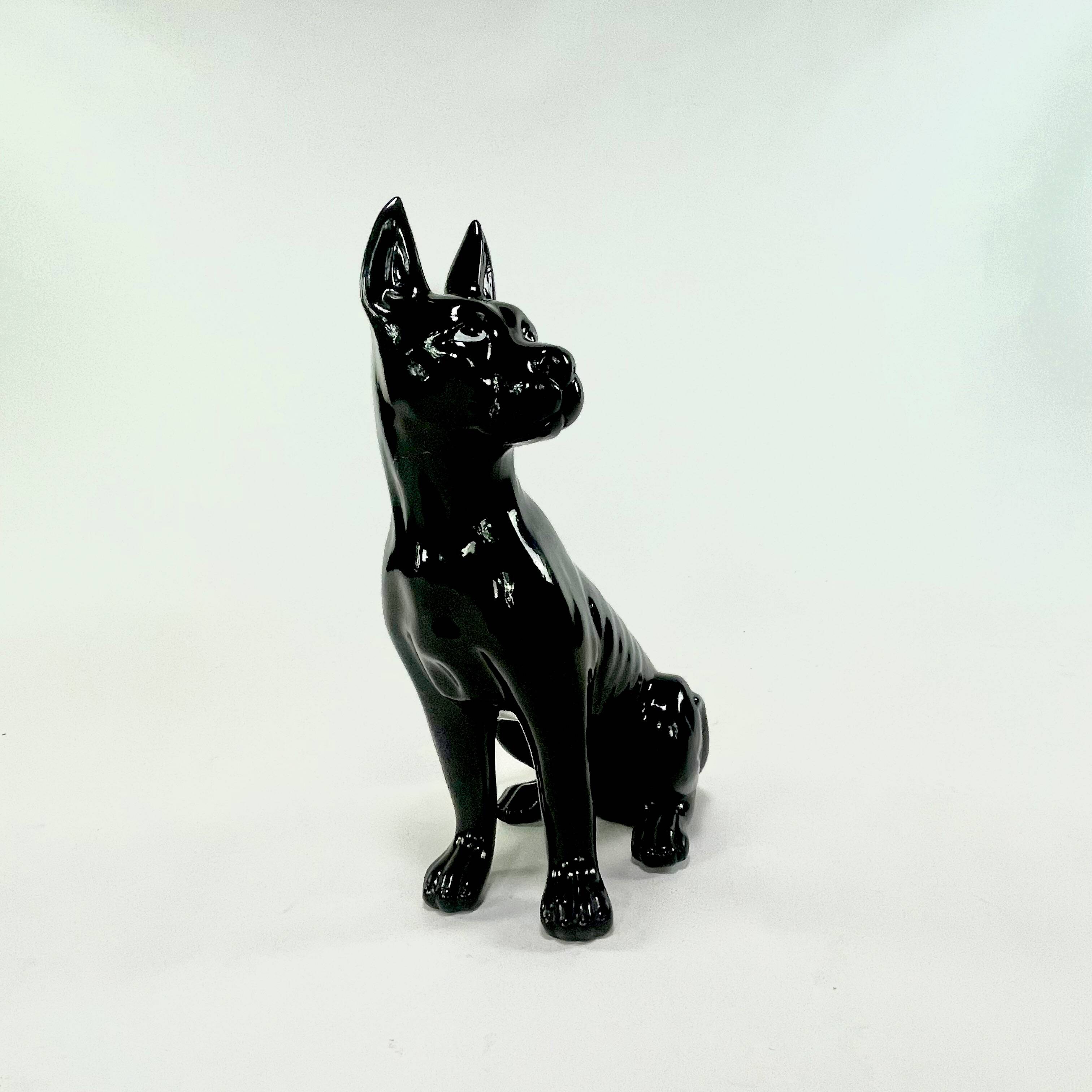 Vintage ceramic dog
