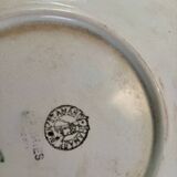Set of slip decoration plates