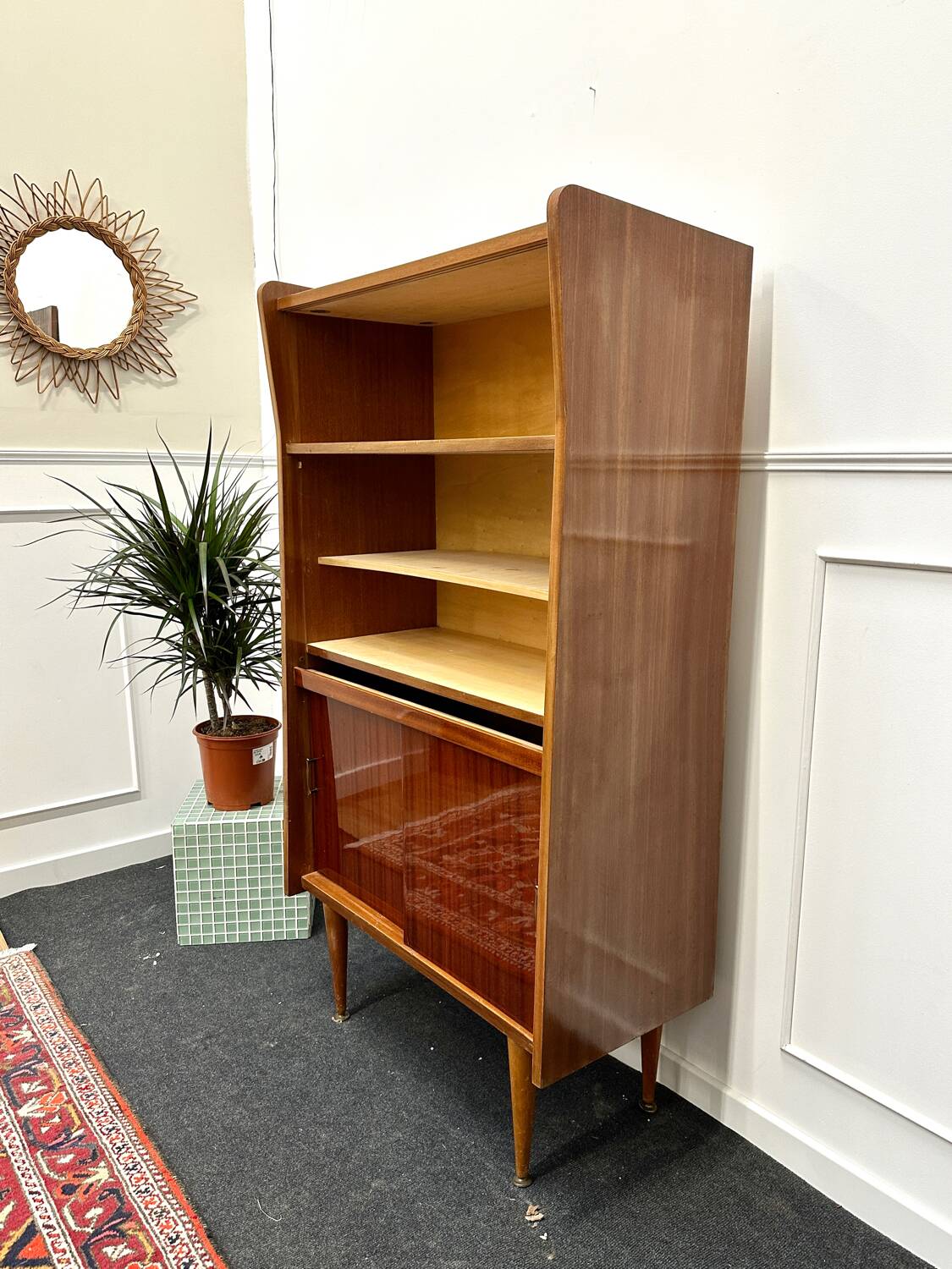Scandinavian style vintage bookcase