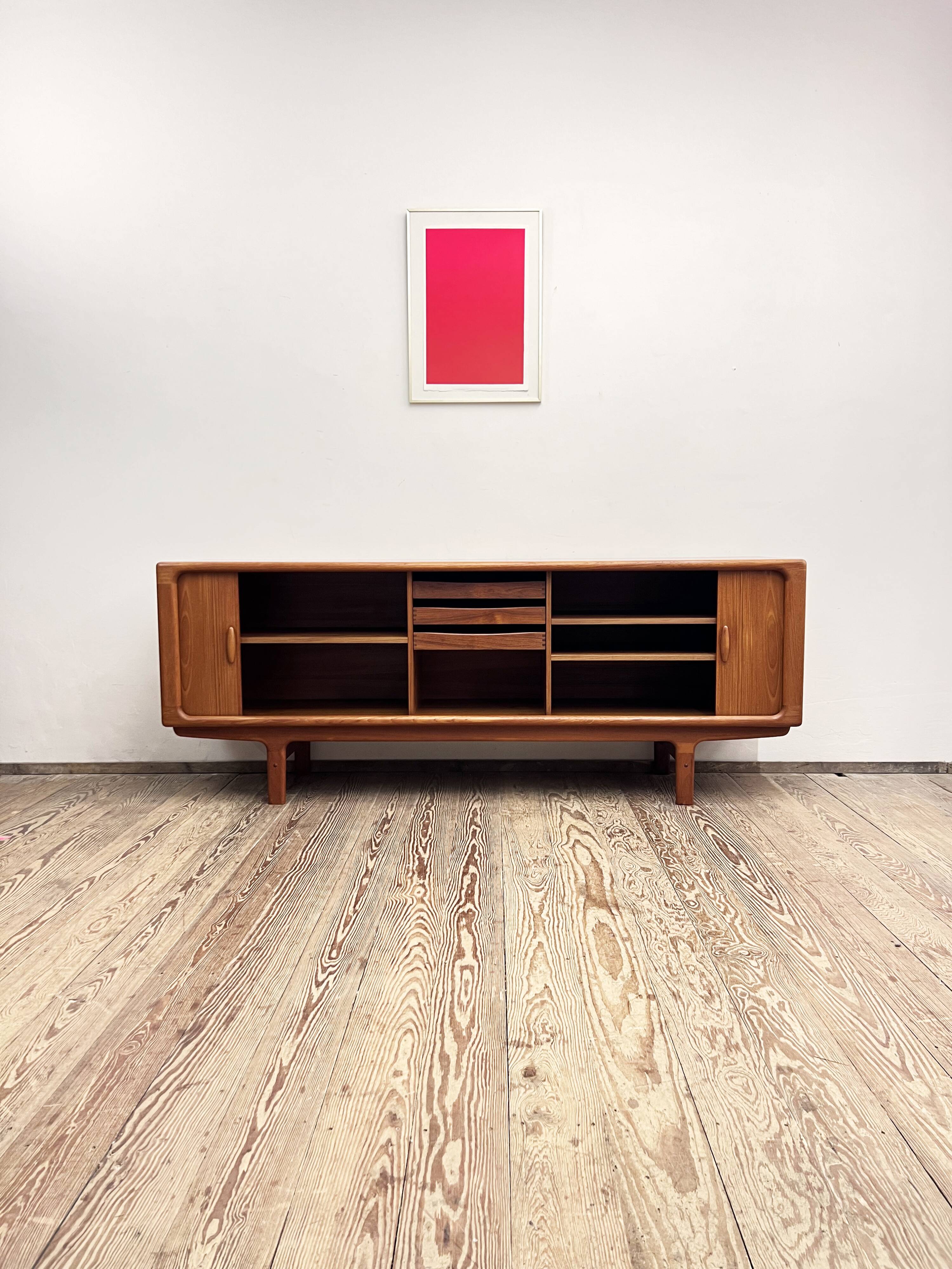 Danish Mid-Century Modern Sideboard in Teak with Tambour Doors by Dyrlund, Denmark