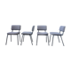 Ensemble de 4  chaises André Simard édition Airborne 1950