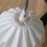 Vintage origami glass globe pendant light