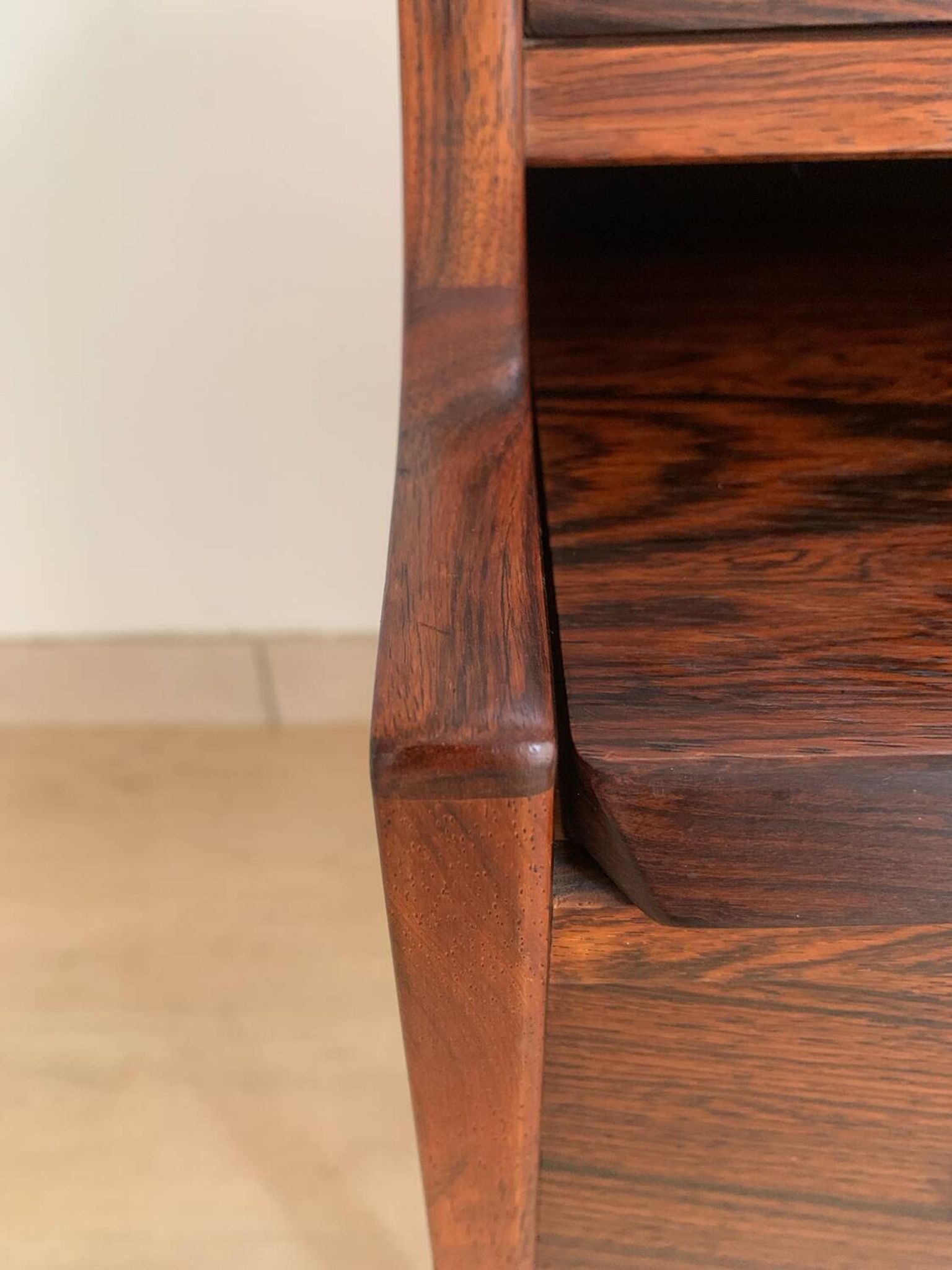 Scandinavian rosewood secretary desk by Arne Wahl Iversen
