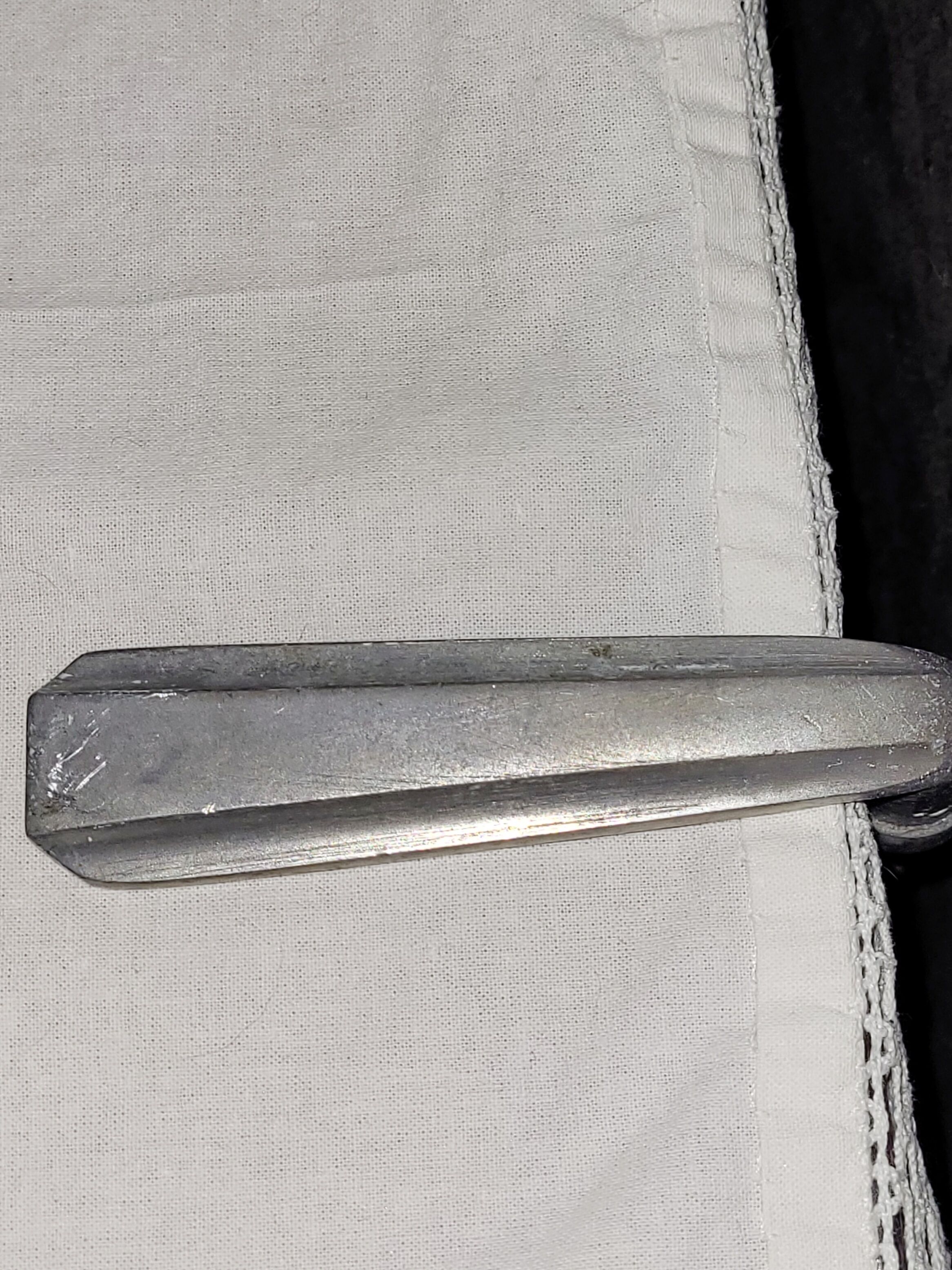 Aluminum door handle vintage