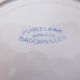 Set of 6 vintage Badonviller porcelain dessert plates
