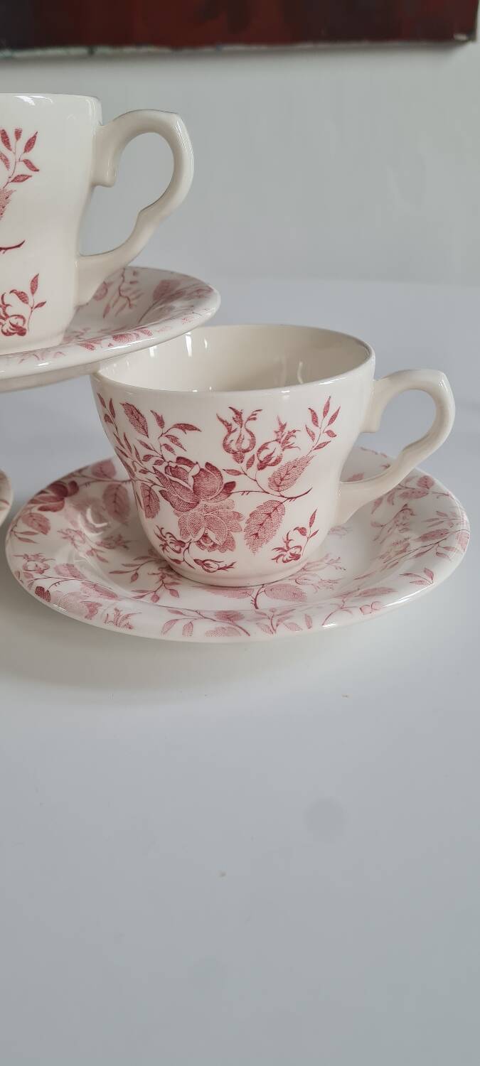 Vintage English earthenware tea service