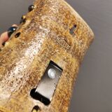 Ceramic wall light, designed by Jette Hellerøe for Axella Denmark, 1960s.