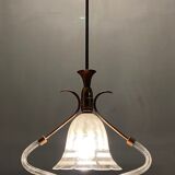 Italian Art Deco Murano Glass Pendant Lamp