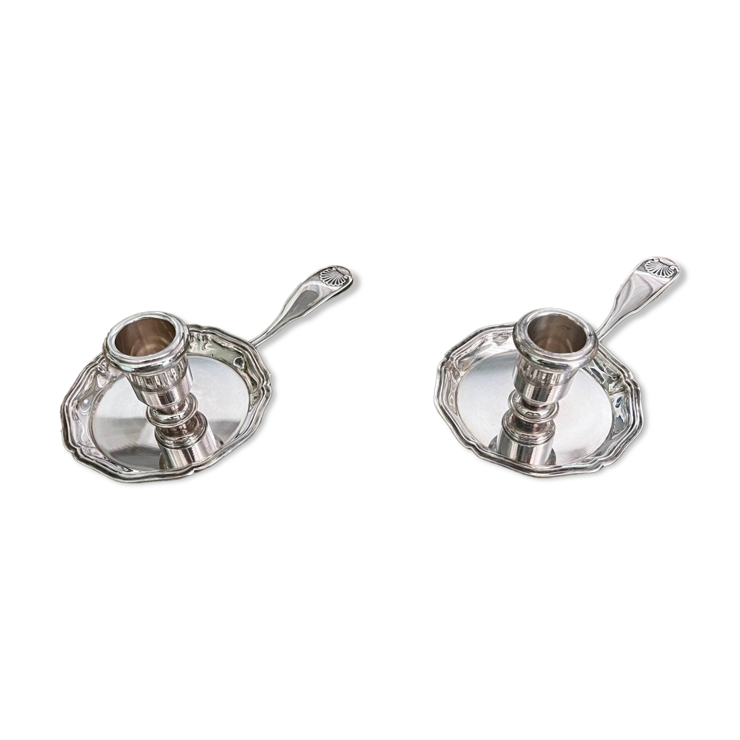 Lot de 2 bougeoirs Christofle