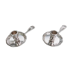 lot de 2 bougeoirs Christofle